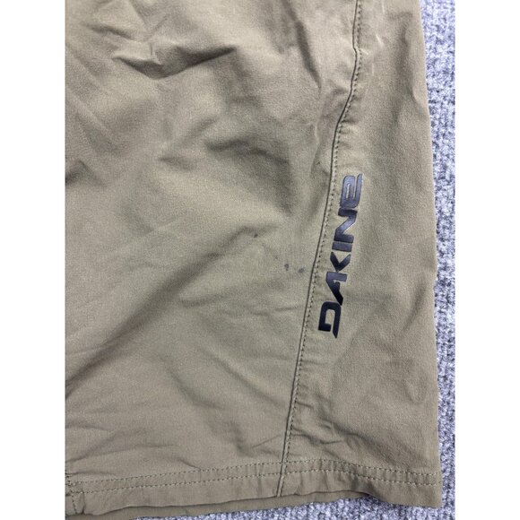 Dakine Shorts Mens Medium Olive Green MTB Mountain Bike Cycling Adjustable Waist - Picture 5 of 7